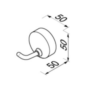 Geesa 27 Collection 912713-02 haak chroom