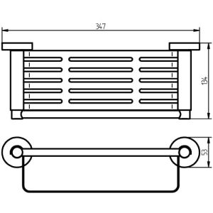 Haceka Kosmos 1208741 flaconhouder grafiet