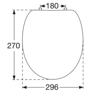 Villeroy en Boch O.Novo 88476101 urinoirdeksel wit