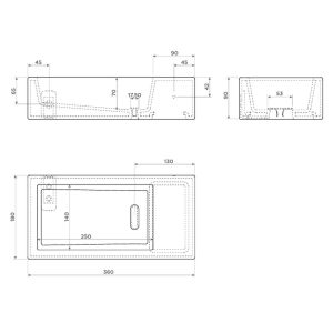 Clou Flush 3 CL0382031 Ecorazzo fontein 36cm middernacht marine PE
