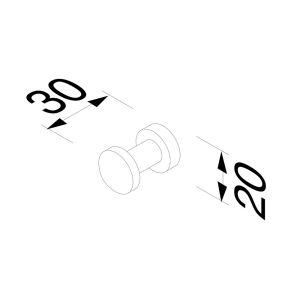 Geesa Nemox Brushed Gold 916513-07 handdoekhaak goud geborsteld