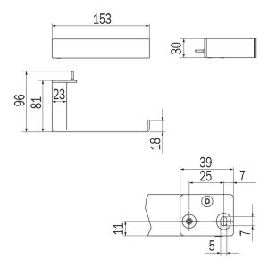 Inda Indissima A88250CR toiletrolhouder chroom