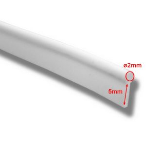 Novellini R52FAG inschuifstrip wit, 90cm