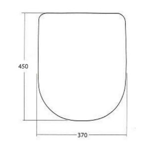 Sphinx 430 S8H51400000 OLK-04 softclose toiletzitting met deksel wit (OUTLET)