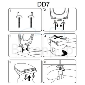 Pressalit DD7999 Code set verstelbare scharnieren chroom