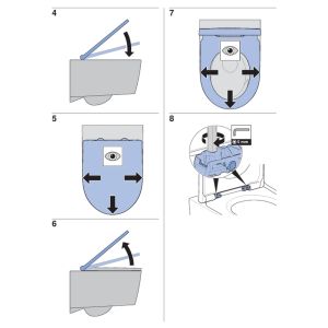 Geberit Acanto 502.719.01.1 toiletzitting met deksel wit