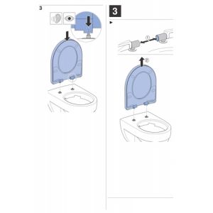 Geberit Acanto 500.605.01.2 toiletzitting met deksel wit