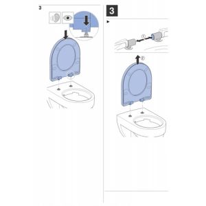 Geberit Renova Plan 500832001 toiletzitting met deksel wit