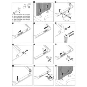 Duravit Architec - Darling New - Starck 3 1004270000 softclose cilinder voor toiletzitting Architec 006969 - Darling New 002109 - Starck 3 006389 (set van 2)