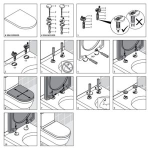 Duravit Darling New 0063390000 toiletzitting met deksel wit
