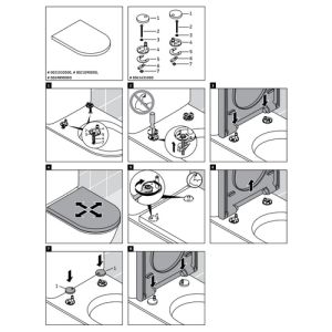 Duravit Darling New 0069890000 toiletzitting met deksel wit
