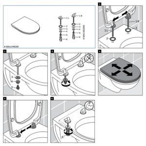 Duravit Duraplus 0064290000 toiletzitting met deksel wit