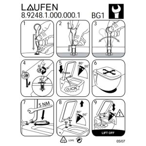 Laufen Lb3 8956833000001 toiletzitting met deksel wit *niet meer leverbaar*
