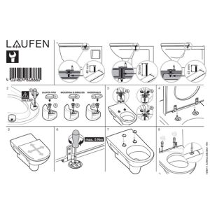Laufen Pro Liberty 8989503000001 toiletzitting met deksel wit
