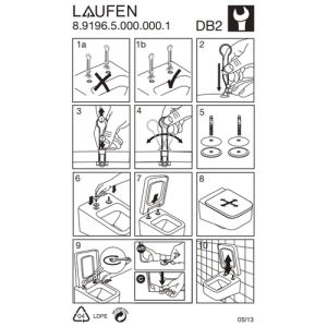 Laufen Pro S 8919610000001 toiletzitting met deksel wit