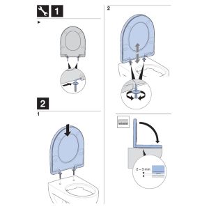 Geberit 300 Basic 502994001 toiletzitting met deksel wit