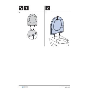 Geberit Renova 572165000 toiletzitting met deksel wit