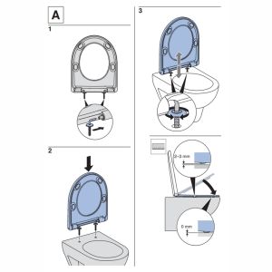 Geberit Renova 573010000 toiletzitting met deksel wit