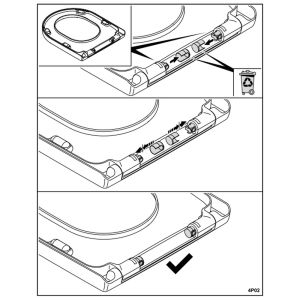 Villeroy en Boch 92237200 plastic eindkappen voor demper closetzitting