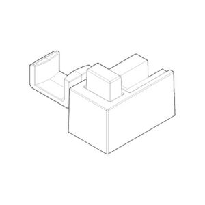 Novellini R06BWMOD1-K ondergeleider chroom