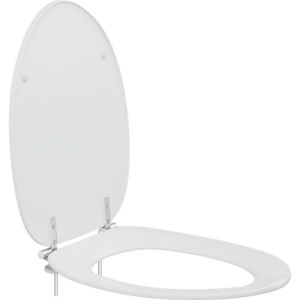 Pressalit Dania R37000-B83999 toiletzitting met deksel wit