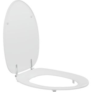 Pressalit Dania R37000-D92999 toiletzitting met deksel wit