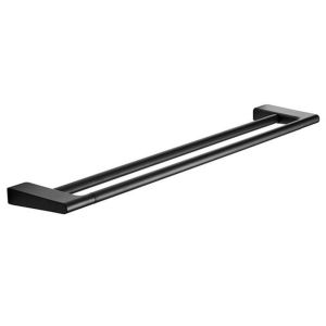 Pressalit Style PR40550 handdoekhouder dubbel 61cm mat zwart