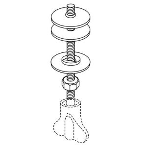 Pressalit Calmo 556000-BZ5999 toiletzitting met deksel wit met motief (OUTLET)