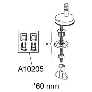 Pressalit Chilli 1110000-DL4999 toiletzitting met deksel wit