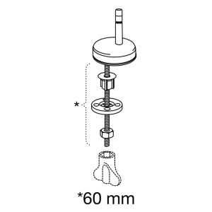 Pressalit Inspira Uni 1074000-D05999 toiletzitting met deksel wit