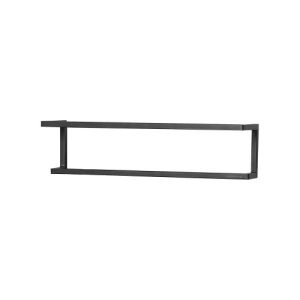 Sealskin Carré 396230746 dubbele handdoekhouder 48 cm mat zwart (OUTLET)