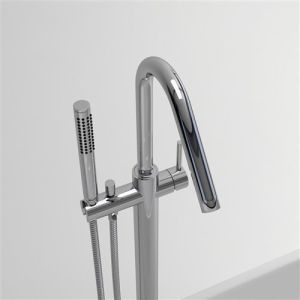 Clou Xo CL060400729 type 7 vrijstaande badkraan met handdouche chroom