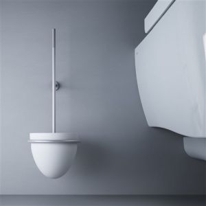 Clou Slim CL090304241 toiletborstel garnituur wand rvs geborsteld