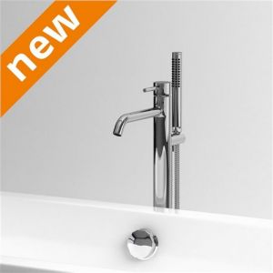 Clou Xo CL060401329 type 13 vrijstaande badkraan met handdouche chroom