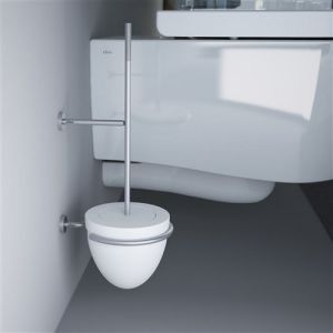 Clou Slim CL090304241 toiletborstel garnituur wand rvs geborsteld