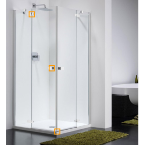 Provex 1245SA00F afwateringsstrip 120cm, 18mm hoog, transparant, voor glasdikte 6mm