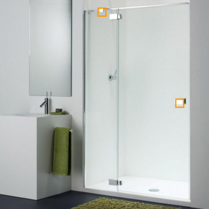 Provex E-Lite 1238SA05F onderdorpelset chroom