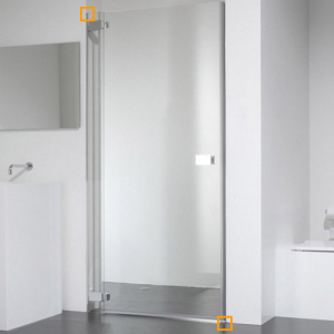 Provex E-Lite 1242SA05F afdekkappen scharnieren chroom