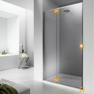 Provex 1312SA00F afwateringsstrip 120cm, 18mm hoog, transparant, voor glasdikte 8mm