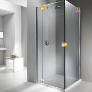 Provex 1312SA00F afwateringsstrip 120cm, 18mm hoog, transparant, voor glasdikte 8mm
