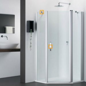 Provex 1203SA00F afwateringsstrip 90cm, 4mm hoog, transparant, voor glasdikte 6mm