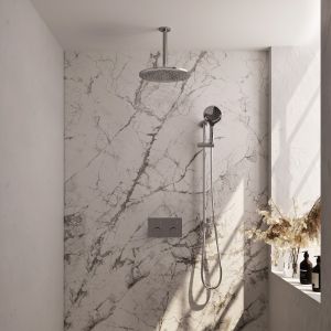 Brauer Carving 5-CE-207 thermostatische inbouw regendouche met drukknoppen SET 72 chroom