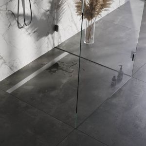 Brauer DR-MRF120NG douchegoot met multifunctioneel rooster en flens 7 x 120cm RVS geborsteld