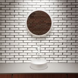 Clou Vale CL0302164 fontein 22cm zonder kranenbank mat wit keramiek