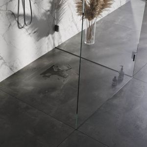 Brauer DR-MRF50NG douchegoot met multifunctioneel rooster en flens 7 x 50cm RVS geborsteld