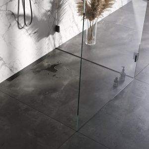 Brauer DR-MRFW70GM douchegoot met multifunctioneel rooster en flens voor wandmontage 7 x 70cm gunmetal geborsteld PVD