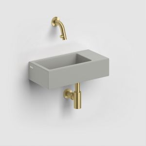 Clou Flush 3 CL0332031 keramiek fontein 36cm mat grijs