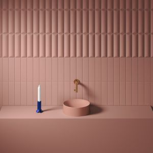 Clou Vale CL0340164 fontein 22cm mat roze keramiek