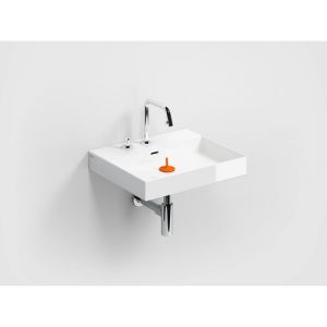 Clou New Wash Me CL0201430 wastafel 50x42cm glanzend wit keramiek