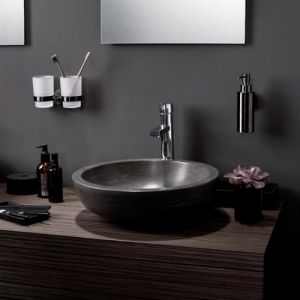 Haceka Kosmos 1208734 dubbele glashouder gesatineerd glas/ grafiet